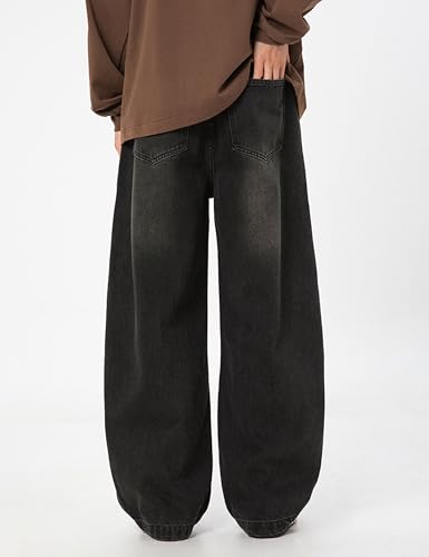 Baggy Barrel Jeans Men Denim Wide Leg Pant Y2k Grunge Oversized Jeans Vintage Hip Hop Streetwear Casual Pants2