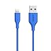 iPhone Charger, Anker Powerline Lightning Cable (3ft), Apple MFi Certified High-Speed Charging Cord Durable for iPhone Xs/XS Max/XR/X / 8/8 Plus / 7/7 Plus, and More (Blue)