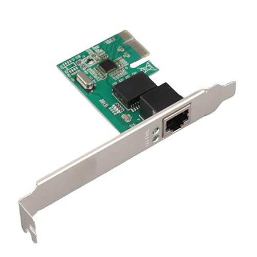 Drfeify Tarjeta de Red PCIe Gigabit 10/100/1000Mbps para 8111E Control Full Dúplex Plug and Play miniatura 6