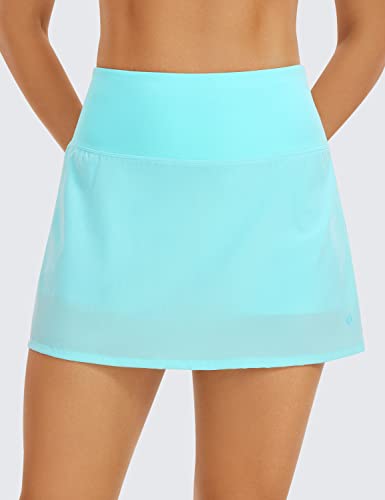 CRZ-YOGA-Womens-Tennis-Skirts-Linning-Shorts-14-High-Waisted-Workout-Running-Pleated-Athletic-Golf-Skorts-3-Pockets