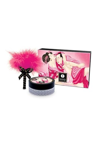 Shunga Kissable Massage Powder Raspberry Feeling Multicolor One Size