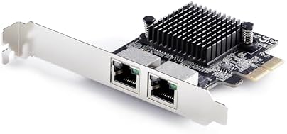 StarTech 2-Port 5G Gigabit PCIe Network Card, TAA (PR25GR-NETWORK...
