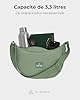 Johnny Urban Sac Bandoulière Femme & Homme Vert - Ally Medium (Anciennement Small) - Half Moon Bag - Sac Banane avec Sangle Réglable - Sacoche Demi Lune - Imperméable #2
