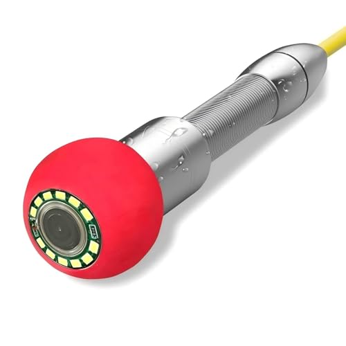 Sewer Camera Head Replacement with Self-Leveling Function,Compatible with PRANITE HBUDS Anysun Sewer Camera Head 512Hz Sonde IP68 Waterproof Inspection Accessories