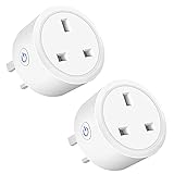 Smart Plug WiFi Socket Monitor Timing Function Tuya SmartLife APP Control Works with Amazon Alexa (Echo, Echo Dot), Google Home, IFTTT, Smart Socket, Remote Control 16A Power… Smart Plug (2PACK) - Image 1