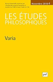 Misc. Supplies Les Etudes philosophiques 2018, n° 4: Condillac après 1746 [French] Book