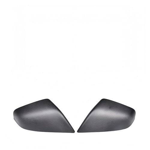 Couverture de miroir pour Tesla Model X et S : rétroviseur extérieur carbone mat de rechange