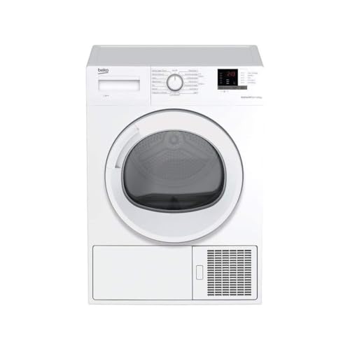 Beko DRX822W Autonome Charge avant 8kg A++ Blanc - Sèche-linge (Autonome, Charge avant, Pompe à chaleur, Blanc, Rotatif, Gauche)
