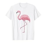 Tropical pink flamingo bird design T-Shirt