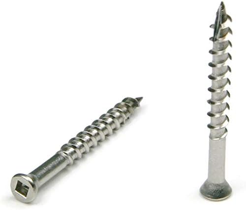 #7 Trim Head Deck Screws 305 Stainless Steel Type 17 Point #7 x 2" Qty 100
