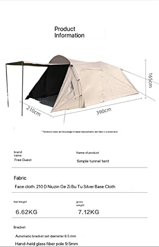 Carpa Túnel Automática para Camping Rápida y Portátil miniatura 7