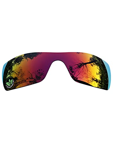 Image of Raydi Polycarbonate Replacement Lenses for Oakley Batwolf OO9101 Rectangular Sunglasses