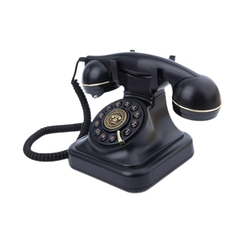 Nishiyuenyi Libro de Visitas de Audio Teléfono Grabadora Antiguo Modelo de Escritorio para Reuniones, Negro