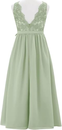 A-line Chiffon Flower Girls Dresses Junior Bridesmaid Dress Girls Wedding Party Dress2