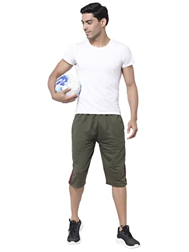 Image of KZALCON by Uzarus Men's Regular Fit Shorts Three Fourth Capri