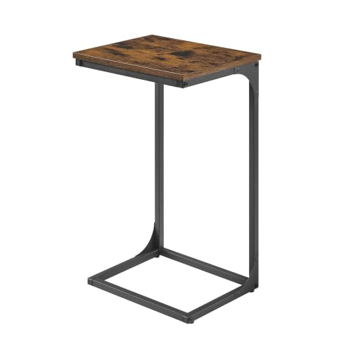 SONGMICS HOME C Shaped End Table for Couch, Small Side Table by SONGMICS HOME - Used condition - US$25.55