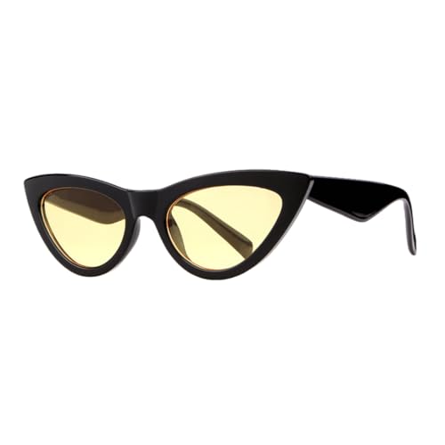 Lunettes de soleil œil de chat anti-éblouissement à verres miroir