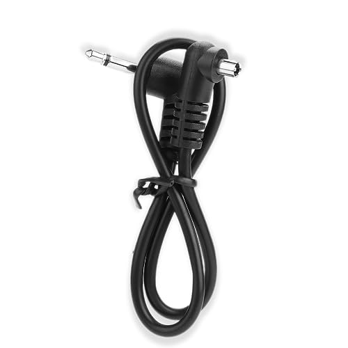 Kabel do Synchronizacji Kabel Flash 3 3. 5mm to male pc sync cable cord 5 Mm z Blokad? ?rubow? Kabel do Synchronizacji Lampy B?yskowej o D?ugo?ci 30 Cm, Sync- & pc-kabels