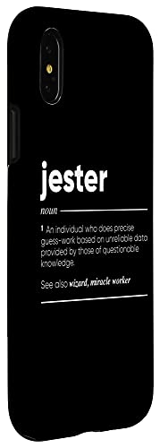 Iphone X/Xs Jester Definition Funny Noun Case #TOP2
