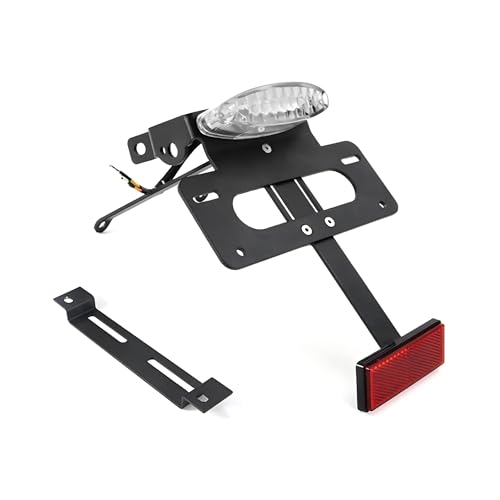 Support de plaque d'immatriculation blanc pour moto Enduro 2016-2024