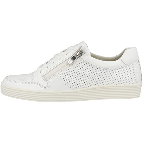 Caprice Damen 9-9-23753-20 Sneaker, White Nappa, 38 EU