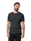 Jack Wolfskin Herren Tech M T Shirt Shortsleeve, Phantom, M EU