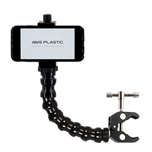 Brazo Flexible Soporte Teléfono con Mini Abrazadera - 6 Segmentos Cover