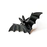 Gothic Black Bat Ring Fashion Flying Bat Metal Adjustable Ring for Women Men Halloween Jewelry...