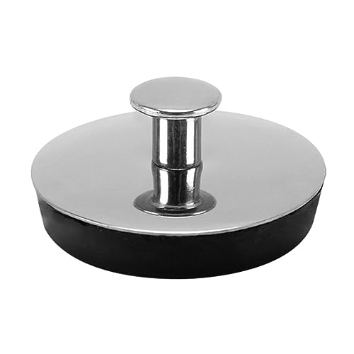 Bath Plug Caps Stainless Steel Drain Plug Easy To Use Handle Bath Tub Drain Stopper For Kitchen Bathroom