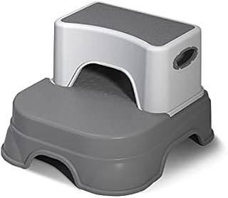 JOYART Double Step Stool for Kids Anti-Slip Stool for Children, with 2 Steps and Slip-Resistant Pads, Stool for Potty Training and Use in the Kitchen and Bathroom