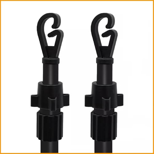 Pack of 2-2.2m Telescopic Prop Poles for Indoor & Outdoor Use | Adjustable Support Props