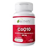 EZ Melts Dissolvable CoQ10 Supplement 100 mg, Sugar-Free, 2-Month Supply - 1 Pack