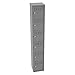 Tennsco Box Locker, Gray, 12in.Wx12in.Dx72in.H