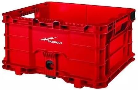 for Milwaukee Tool 48-22-8440 Packout Tool Crate, Polymer, Red, 18-3/4 In W X