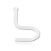 Solid Clear BioFlex Nose Retainer 0.8mm