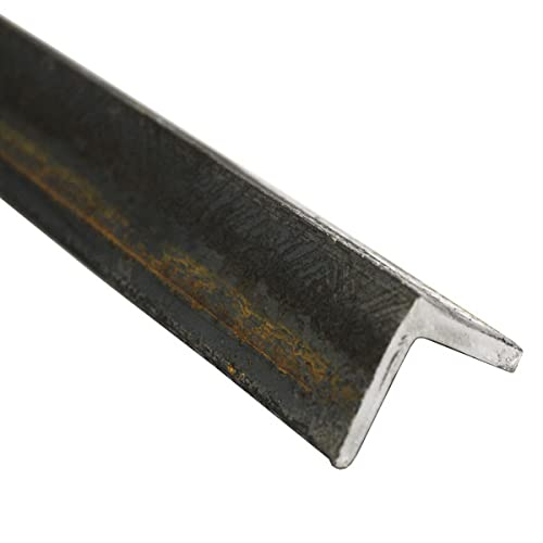 Mild Steel Angle Steel Section Angle 1 Metre - 2 Metre Lengths (30 x 30mm x 5mm Angle 500mm Length)