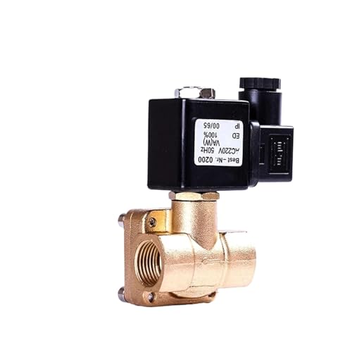 Électrovanne Haute Pression en Laiton 3/4 Pouces 16 Bars pour Fluides - 2