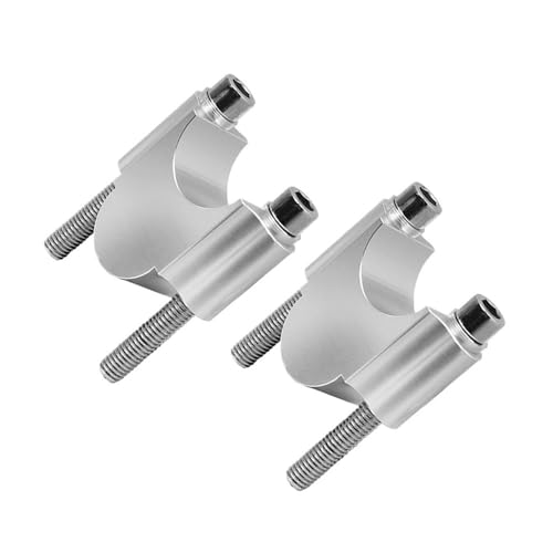 Adaptateur guidon moto barre d'extension universelle de poignée en aluminium noir