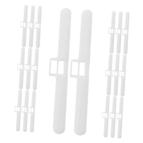 Happyyami Blind Clips Replacement Kit 20pcs Double Hole Hanger for Vertical Sheer Blinds Accessories
