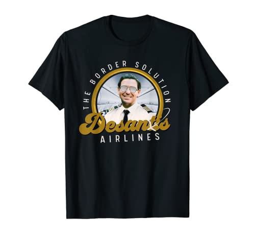 DeSantis Airlines Lustiges politisches Meme Ron DeSantis Pilot T-Shirt