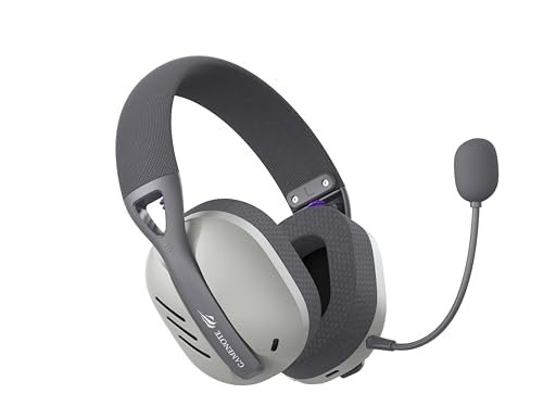 Fone de Ouvido Headset Gamer Havit Fuxi-H3 Gray, Com Fio e Sem Fio, Wireless 2,4GHz, Bluetooth, Cabo