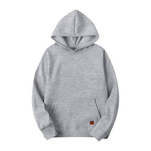 Mens Hooded Sweatshirt Drop shoulder Fleece Oversized Hoodie Plain Streetwear Hoodie Pullover Sweater with Pockets2