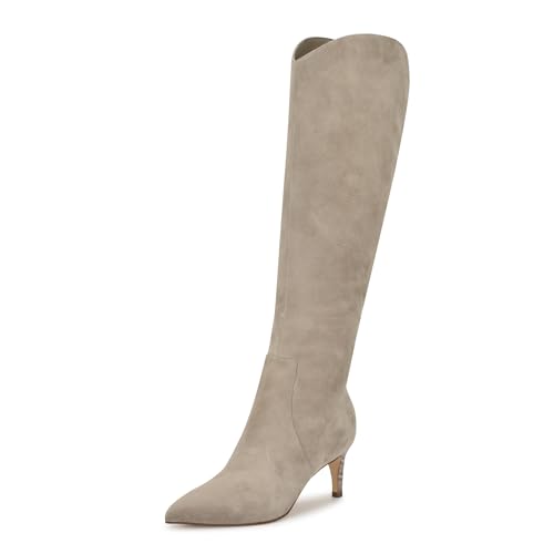 Bottes hautes Nine West Sirena en daim taupe pointure 36 pour femme