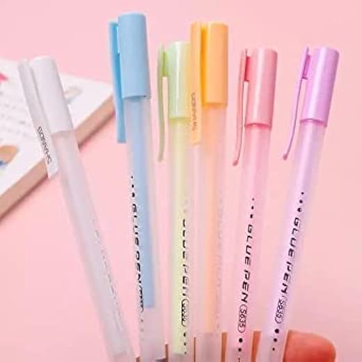 Glue Pen Stick Multicolor Pack of 2