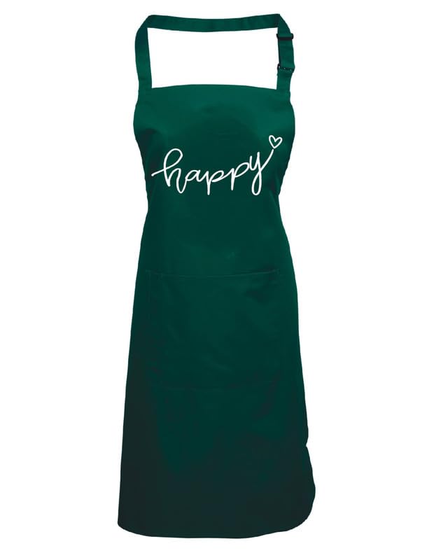 Tablier Happy A1 Edward Sinclair imprimé couleur pour cuisine