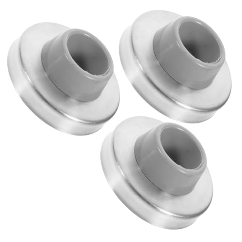 Holibanna 3 Piezas Barrera de la puerta montada en la pared pequeño protector detener puertas tapones tope de puerta anticolisión tope de puerta de pared topes de puerta para paredes caucho