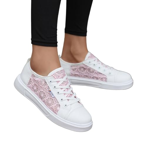 Chaussures de mariage blanches en dentelle légères pour éviter les pieds gonflés - 5