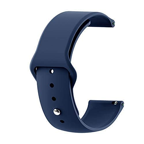 Image of Soft Silicon 20mm Watch Strap Compatible with Amazfit Bip /Lite /GTS /Samsung Gear Sport /Galaxy Watch 42mm / Active /2 40-44mm / Classic /Fashion / (Pack of 3)