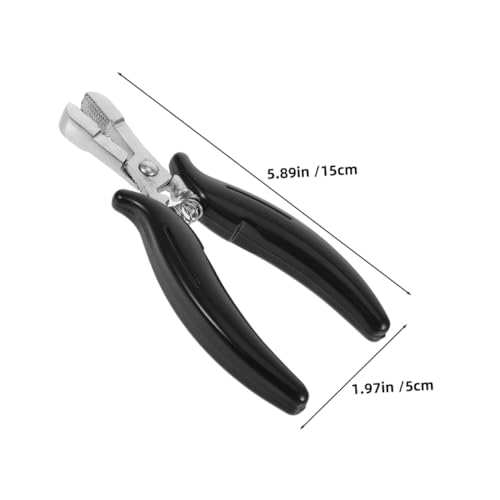 Pince Extensions de Cheveux Outil Retrait Pose Ruban Nano Perles Antidérapante 2 Pcs
