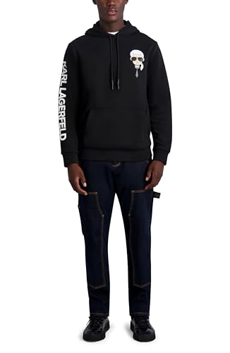 KARL LAGERFELD Herren Karl Character Hoodie Kapuzenpullover,...
